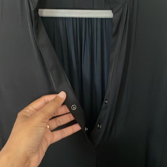 DAVID LERNER Shirt Dress | Black | Small - Picture 4 of 8